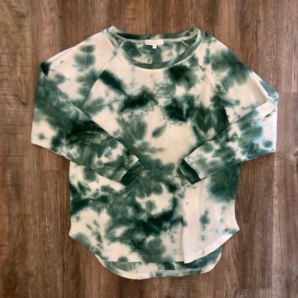 Tops - Mint Boutique Tie Dye Thermal Long Sleeve